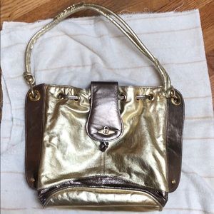 Golden Californian purse